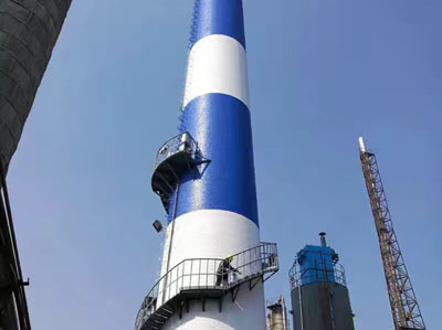 現(xiàn)以鋼煙囪新建工程、熱工藝表及控制裝置工程的劃分